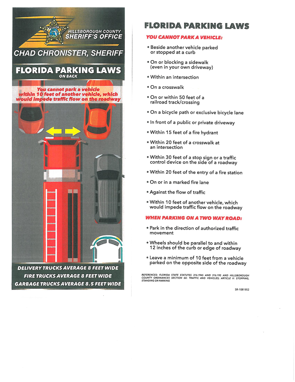 FL Parking Laws Flyer